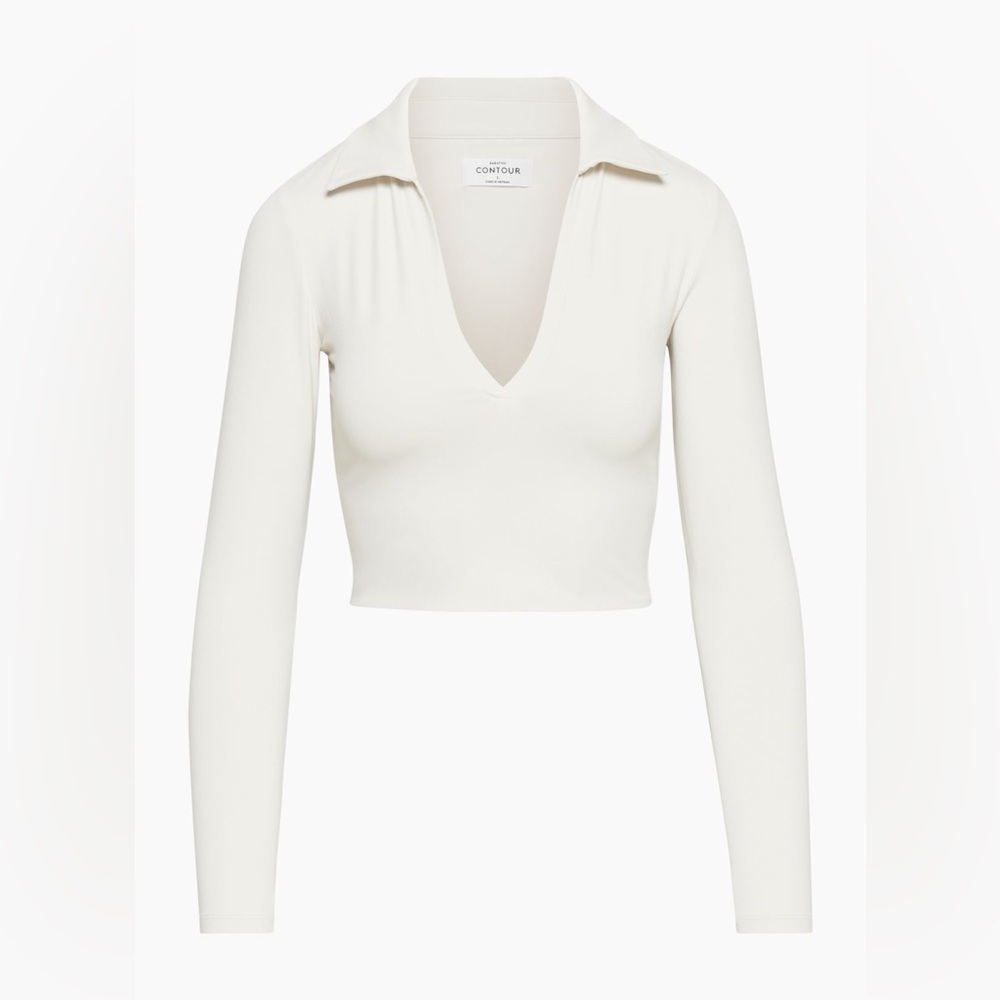 Babaton
Contour Polo Longsleeve- Matte Pearl